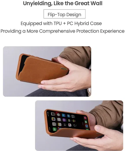 Nillkin Qin Pro Samsung Galaxy A56 Hoesje Book Case met Camera Slider Zwart afbeelding 4
