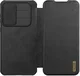 Nillkin Qin Pro Samsung Galaxy A56 Hoesje Book Case met Camera Slider Zwart afbeelding 8