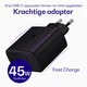 Originele Samsung 45W Power Adapter met 60W Buddi Flex USB-C Kabel 2M Zwart afbeelding 3