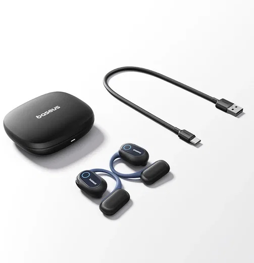 Baseus Bowie MF1 Open-Ear Draadloze Bluetooth Oordopjes Zwart afbeelding 11