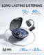 Baseus Bowie MF1 Open-Ear Draadloze Bluetooth Oordopjes Zwart afbeelding 8