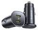 Baseus GoTrip 30W PD Autolader Duo USB-C Poort met Snelladen Zwart afbeelding 1