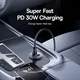 Baseus GoTrip 30W PD Autolader USB-A + USB-C Poort met Snelladen Zwart afbeelding 10