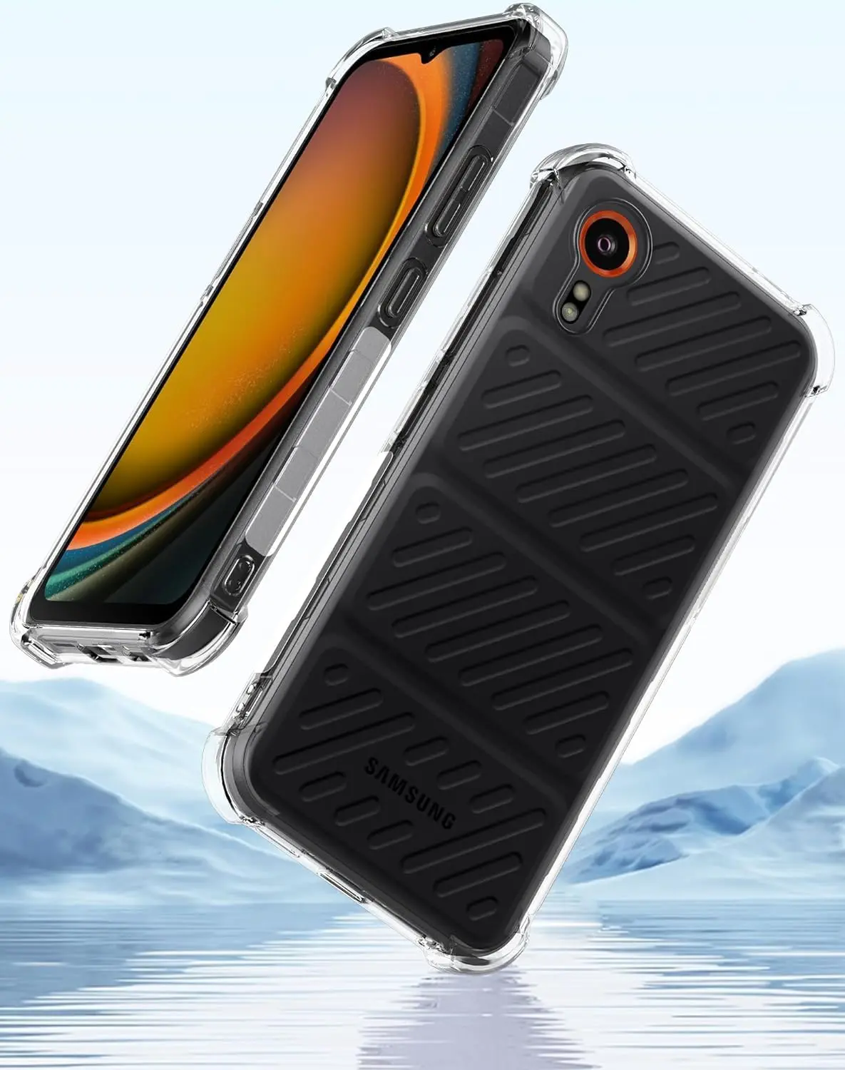 Samsung Galaxy Xcover 7 Hoesje Schokbestendig en Dun TPU Back Cover Transparant afbeelding 7