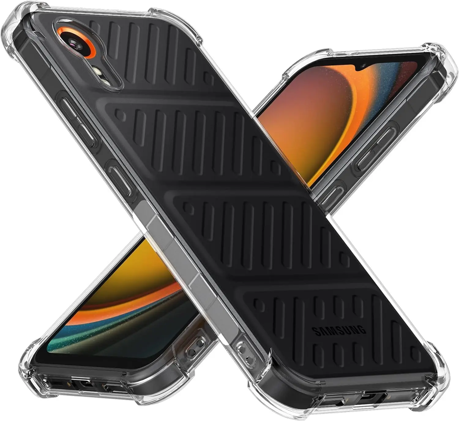Samsung Galaxy Xcover 7 Hoesje Schokbestendig en Dun TPU Back Cover Transparant afbeelding 1