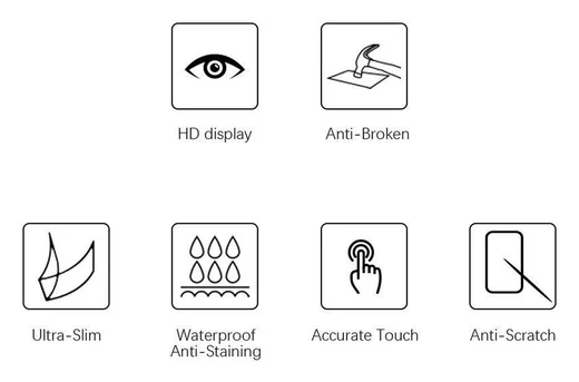 Lenovo Tab Plus Screen Protector 0.3mm Arc Edge Tempered Glass afbeelding 3