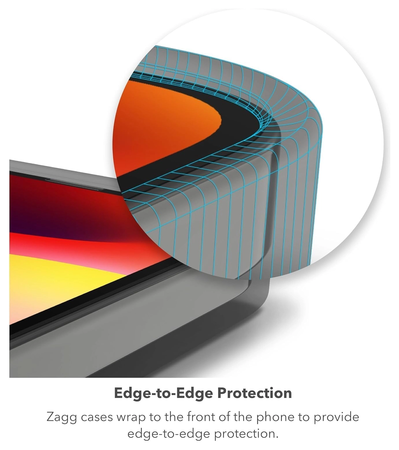 ZAGG Luxe Samsung Galaxy A26 Hoesje Back Cover 3M Valbescherming Transparant afbeelding 6