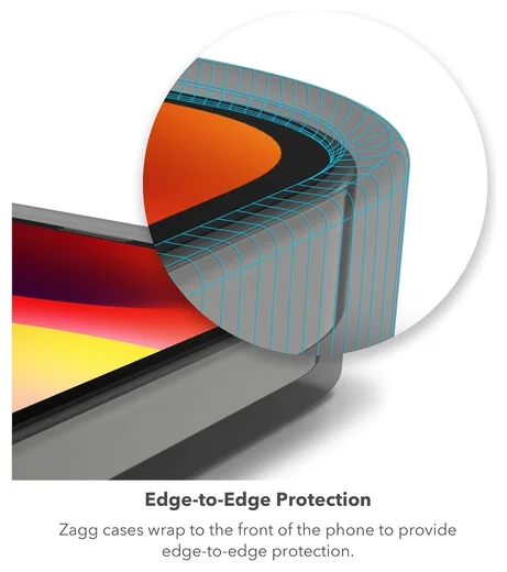 ZAGG Luxe Samsung Galaxy A26 Hoesje Back Cover 3M Valbescherming Transparant afbeelding 6