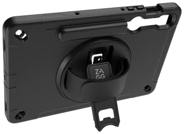 ZAGG Rugged Samsung Galaxy Tab S10 FE 360° Draaibare Hoes Zwart