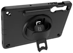 ZAGG Rugged Samsung Galaxy Tab S10 FE 360° Draaibare Hoes Zwart afbeelding