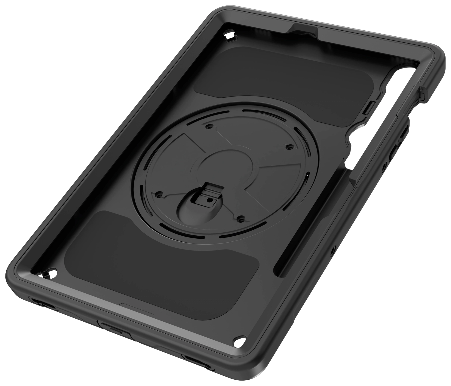 ZAGG Rugged Samsung Galaxy Tab S10 FE 360° Draaibare Hoes Zwart afbeelding 3
