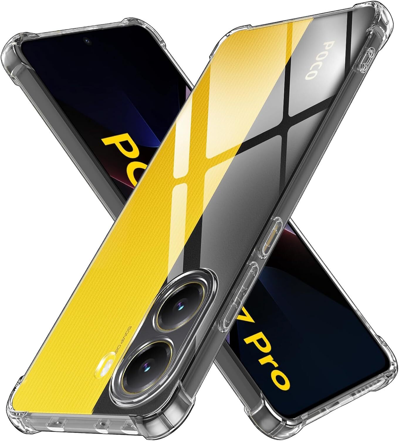 Xiaomi Poco X7 Pro Hoesje Schokbestendig en Dun TPU Back Cover Transparant afbeelding 1