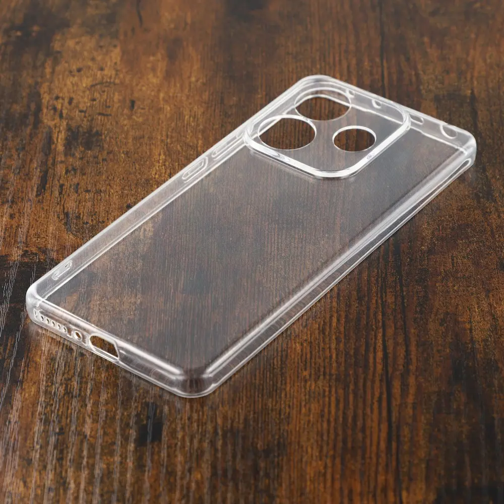 Xiaomi Redmi Note 14 5G Hoesje Dun TPU Back Cover Transparant afbeelding 3