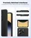 Xiaomi Redmi Note 14 5G Hoesje Dun TPU Back Cover Matte Zwart afbeelding 5
