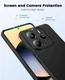 Xiaomi Redmi Note 14 5G Hoesje Dun TPU Back Cover Matte Zwart afbeelding 2