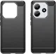Xiaomi Redmi Note 14 5G Hoesje Geborsteld TPU Flexibele Back Cover Zwart afbeelding 2