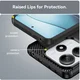 Xiaomi Redmi Note 14 5G Hoesje Geborsteld TPU Flexibele Back Cover Zwart afbeelding 7