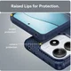 Xiaomi Redmi Note 14 5G Hoesje Geborsteld TPU Flexibele Back Cover Blauw afbeelding 7