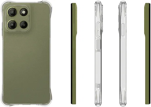 Motorola Moto G15 / G15 Power Hoesje Schokbestendig en Dun TPU Transparant afbeelding 6