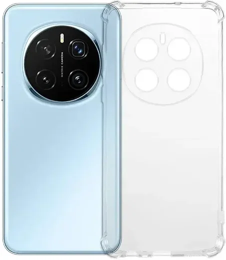 Honor Magic 7 Pro Hoesje Schokbestendig en Dun TPU Back Cover Transparant afbeelding 2