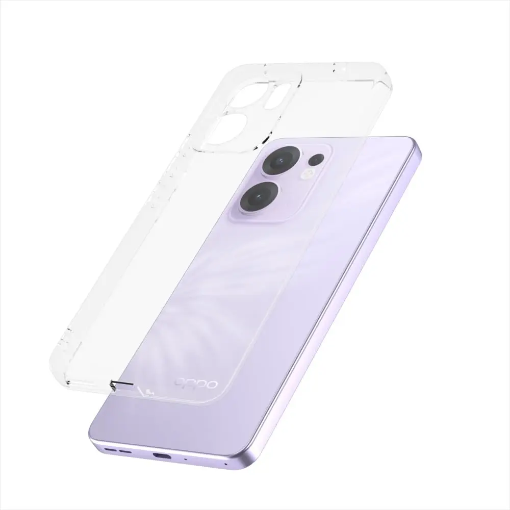 Oppo Reno 13 F Hoesje Dun TPU Back Cover Transparant afbeelding 8