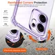 Oppo Reno 13F Hoesje Schokbestendig en Dun TPU Back Cover Transparant afbeelding 2