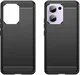 Oppo Reno 13 F Hoesje Geborsteld TPU Flexibele Back Cover Zwart afbeelding 2