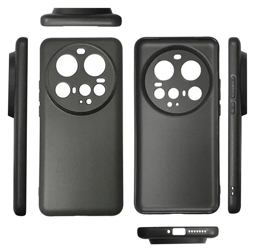 Xiaomi 15 Ultra Hoesje Dun TPU Back Cover Matte Zwart afbeelding 5
