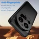 Xiaomi 15 Ultra Hoesje Geborsteld TPU Flexibele Back Cover Zwart afbeelding 4