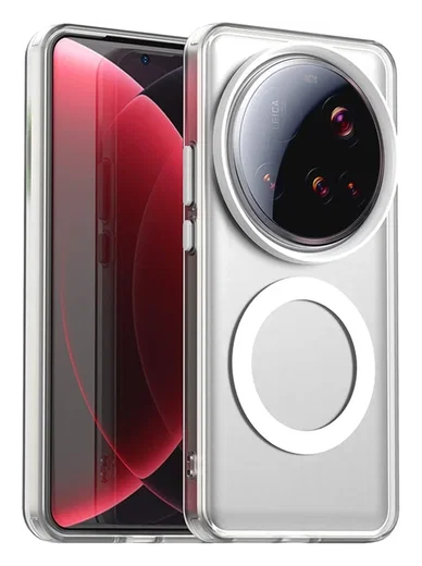 Xiaomi 15 Ultra Hoesje Hard Back Cover met MagSafe Transparant afbeelding 1