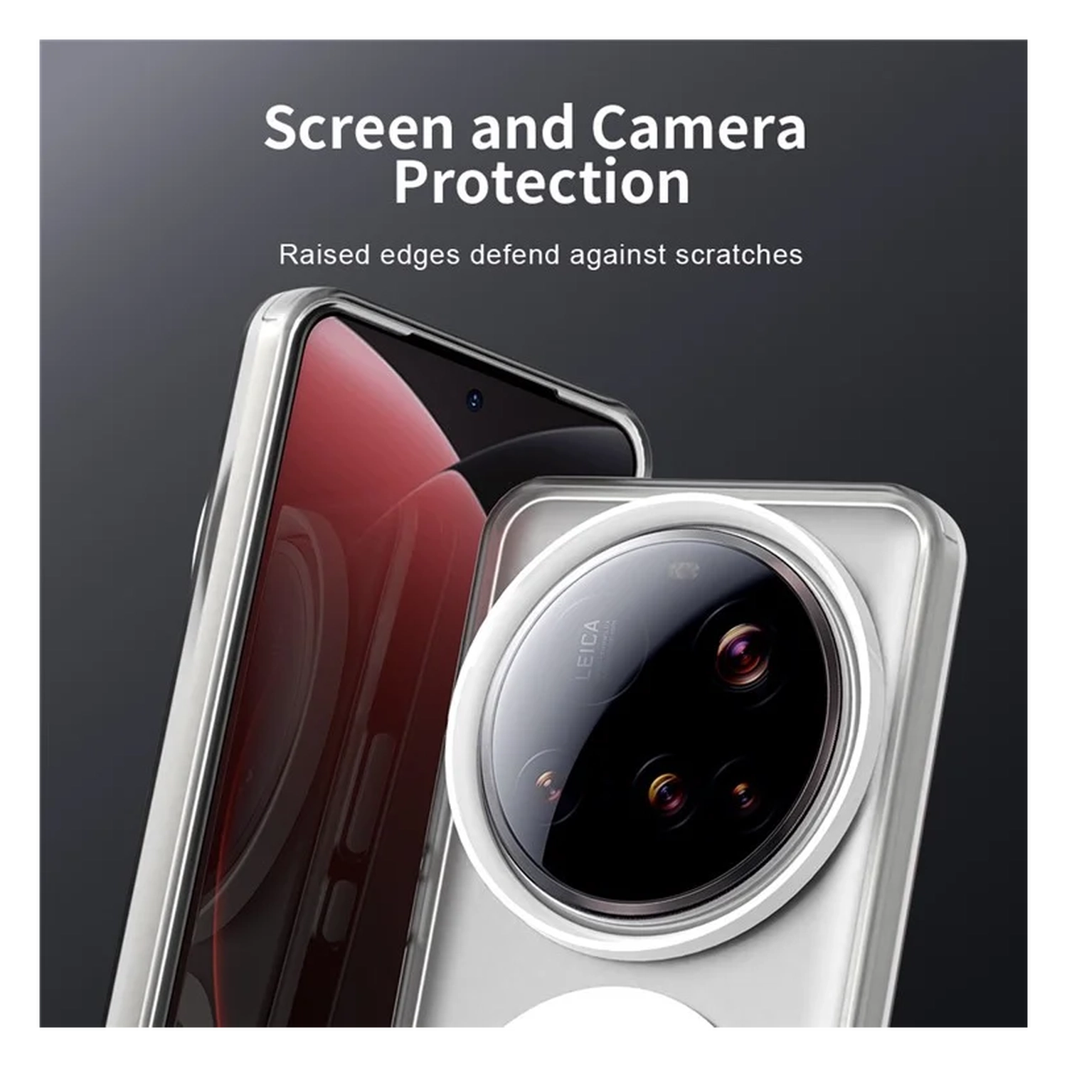 Xiaomi 15 Ultra Hoesje Hard Back Cover met MagSafe Transparant afbeelding 4