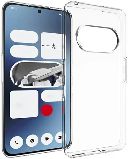 Nothing Phone (3a) Hoesje Dun TPU Back Cover Transparant afbeelding 1