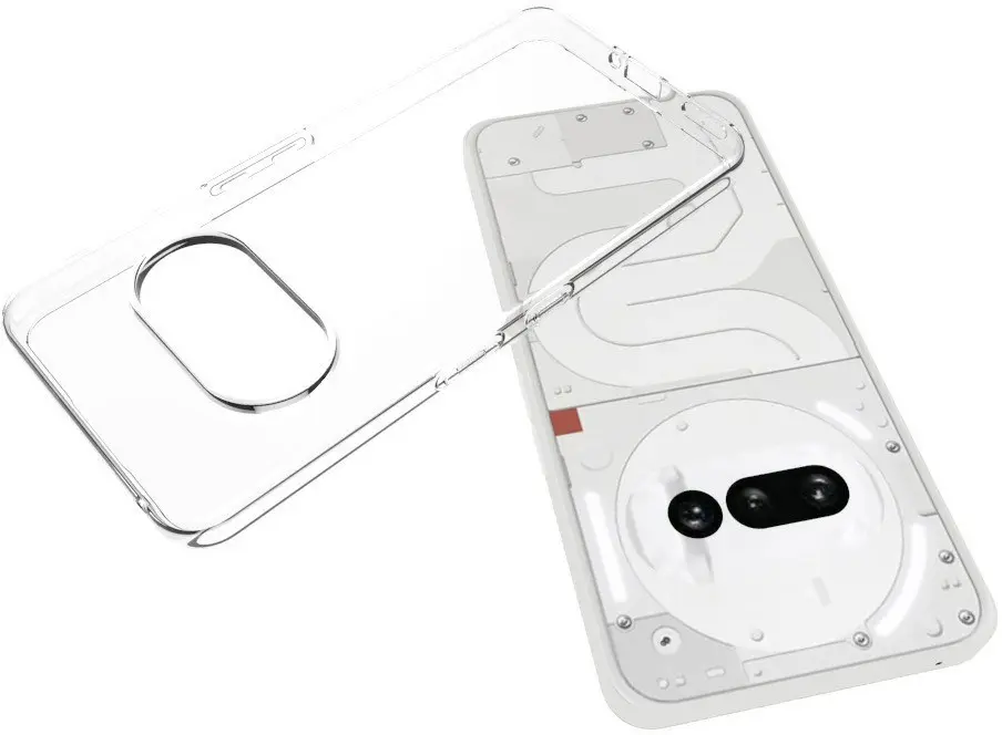 Nothing Phone (3a) Hoesje Dun TPU Back Cover Transparant afbeelding 2