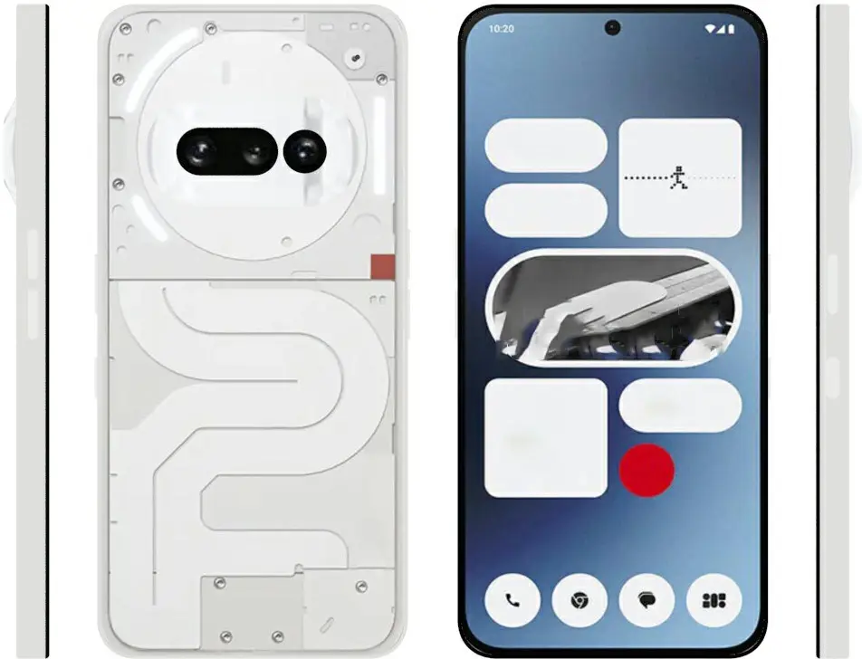 Nothing Phone (3a) Hoesje Dun TPU Back Cover Transparant afbeelding 4