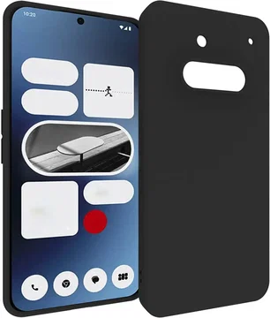 Nothing Phone (3a) Hoesje Dun TPU Back Cover Matte Zwart