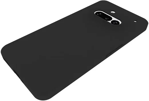 Nothing Phone (3a) Hoesje Dun TPU Back Cover Matte Zwart afbeelding 4