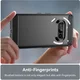 Nothing Phone (3a) Hoesje Geborsteld TPU Flexibele Back Cover Zwart afbeelding 6