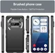 Nothing Phone (3a) Hoesje Geborsteld TPU Flexibele Back Cover Zwart afbeelding 8