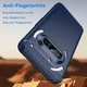 Nothing Phone (3a) Hoesje Geborsteld TPU Flexibele Back Cover Blauw afbeelding 4