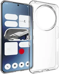Nothing Phone (3a) Pro Hoesje Dun TPU Back Cover Transparant afbeelding