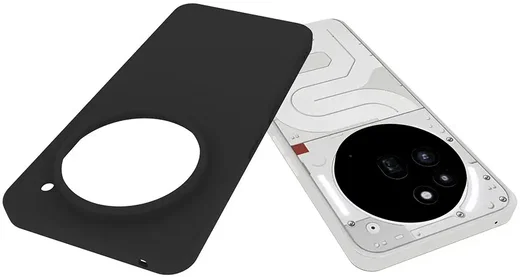Nothing Phone (3a) Pro Hoesje Dun TPU Back Cover Matte Zwart afbeelding 2