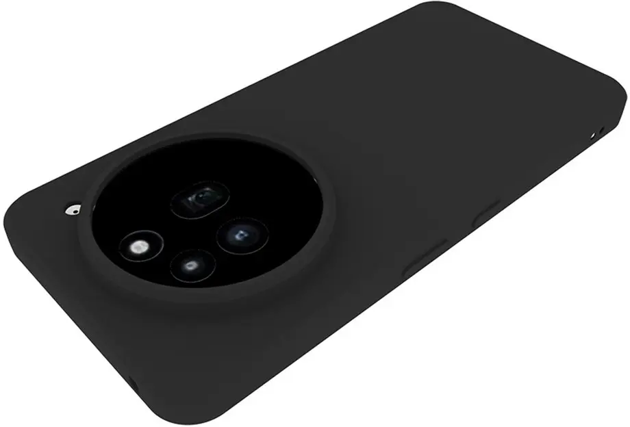 Nothing Phone (3a) Pro Hoesje Dun TPU Back Cover Matte Zwart afbeelding 3