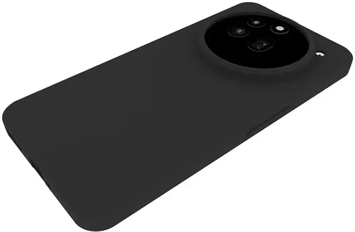 Nothing Phone (3a) Pro Hoesje Dun TPU Back Cover Matte Zwart afbeelding 4