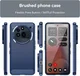 Nothing Phone (3a) Pro Hoesje Geborsteld TPU Flexibele Back Cover Blauw afbeelding 4