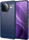 Xiaomi Poco F7 Pro Hoesje Geborsteld TPU Flexibele Back Cover Blauw