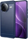 Xiaomi Poco F7 Pro Hoesje Geborsteld TPU Flexibele Back Cover Blauw