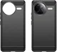 Xiaomi Poco F7 Ultra Hoesje Geborsteld TPU Flexibele Back Cover Zwart afbeelding 2