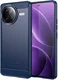 Xiaomi Poco F7 Ultra Hoesje Geborsteld TPU Flexibele Back Cover Blauw