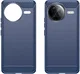 Xiaomi Poco F7 Ultra Hoesje Geborsteld TPU Flexibele Back Cover Blauw afbeelding 2