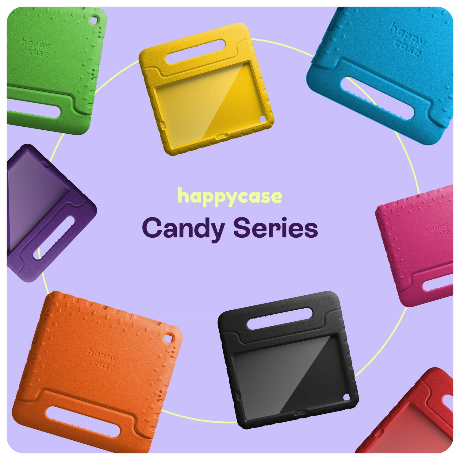 HappyCase Lenovo Tab M10 Gen 4 (2025) Kinder Tablethoes met Handvat Blauw afbeelding 10